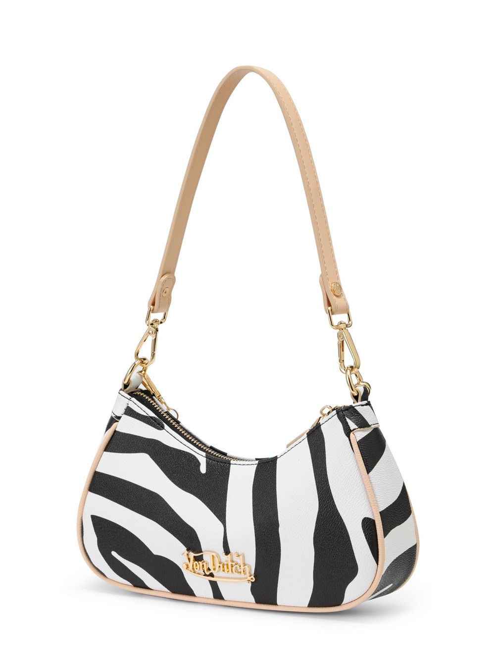 Von Dutch Cherry Zebra Shoulder Bag NWT - Picture 3 of 8